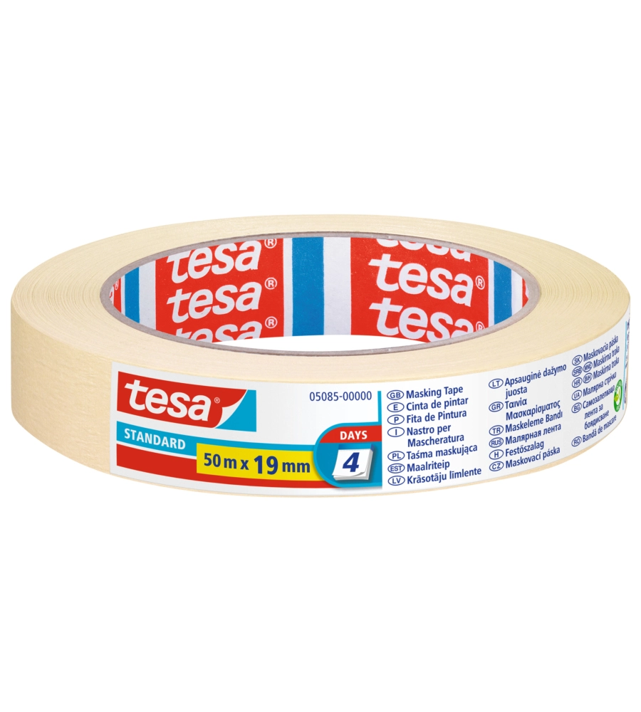 NASTRO CARTA ADESIVO PER MASCHERATURA STANDARD, 19 MM X 50MT -TESA